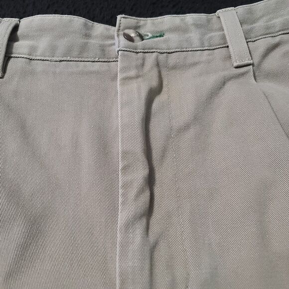 Tommy Hilfiger Mens Khaki Pants Beige Size 31X30 100% Cotton Zip Button Pockets - Picture 9 of 12